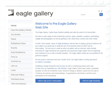 Tablet Screenshot of eaglegalleryartists.co.uk
